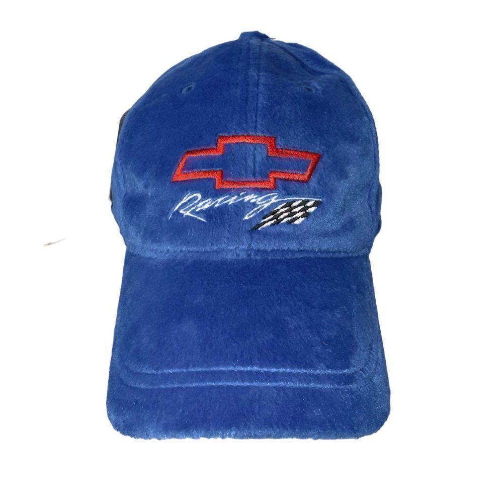 Chevrolet GM Racking Microfurr Vintage Strapback Hat Blue OS